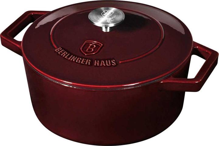 Produktbild BerlingerHaus ENAMELED CAST IRON POT 24cm BH-6497 (Kochtopf, Gusseisen)