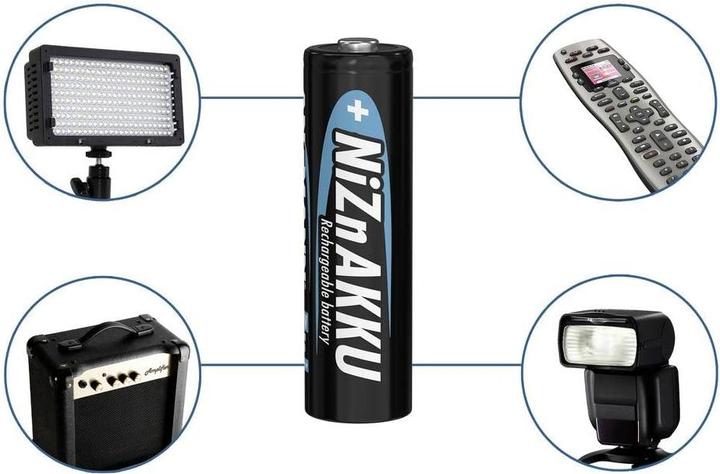 Actual product image Ansmann NiZN battery (4 pcs., AA, 1500 mAh)