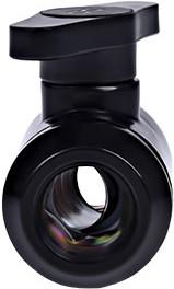 Actual product image Alphacool Icicle 2 ways ball valve G1/4