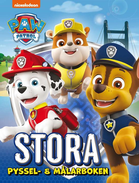 Paw Patrol : Stora pyssel- och målarboken (Swedish)
