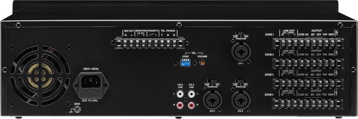 Immagine prodotto Monacor PA-4040 40 W amplificatore ELA a 4 zone (Amplificatore)