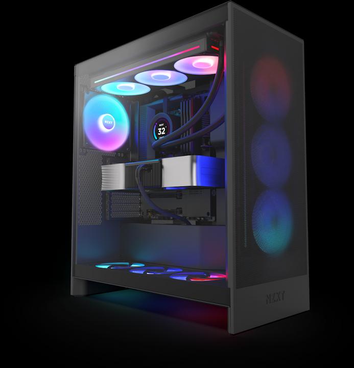 NZXT H7 Flow (Mini-ITX, ATX, mATX, E-ATX)