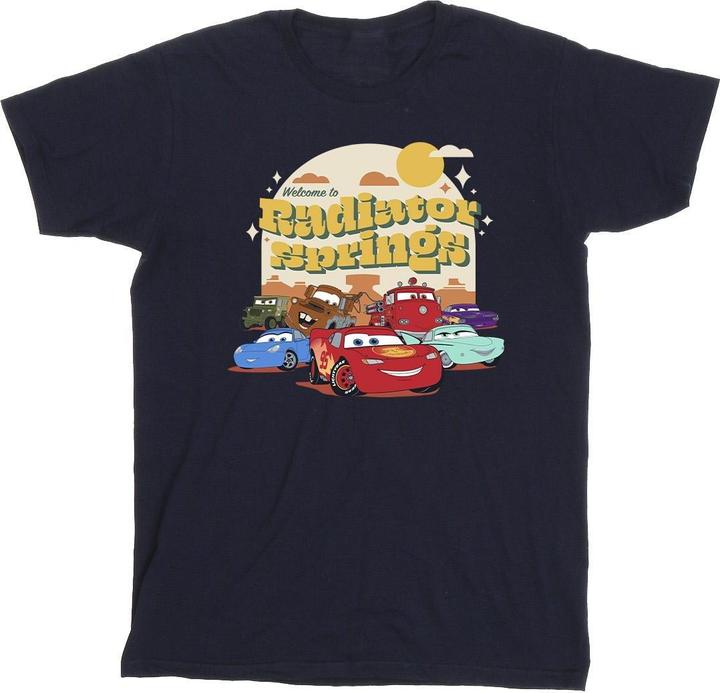 Actual product image Disney Mens Cars Radiator Springs Group T-Shirt (4XL)