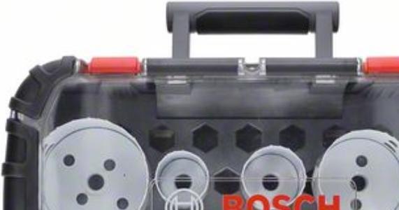 Immagine prodotto Bosch Professional Zubehör Set da elettricista da 9 pezzi, 4 seghe a tazza Progressor per legno e metallo (19 mm, 25 mm, 38 mm, 44 mm, 83 mm, 68 mm)