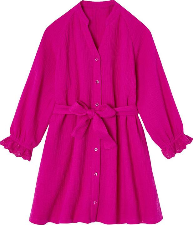 Immagine prodotto Vertbaudet Mädchen Kleid aus Musselin mit Lochstickerei (92)