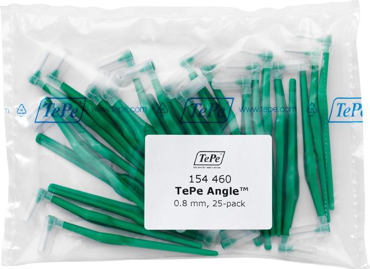 Actual product image TePe Angle interdental brush MULTIPACK green (25 x, 0.80 mm)