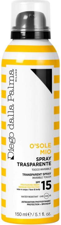 Actual product image Diego dalla Palma Sun - O'SOLE MIO Protective Transparent Spray SPF15 (Sun spray, SPF 15, 150 ml)