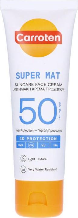 Carroten Face Super Mat Cream SPF 50 50 ml (Sonnencreme Gesicht, SPF 50, 50 ml)