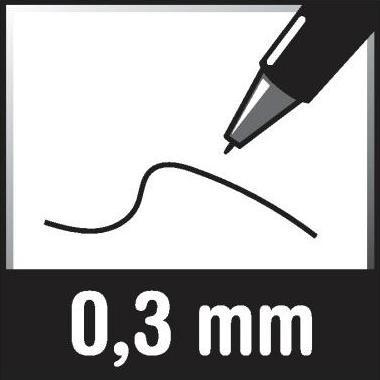 Actual product image STABILO Ink fine pen sensor (Black, 1 x)