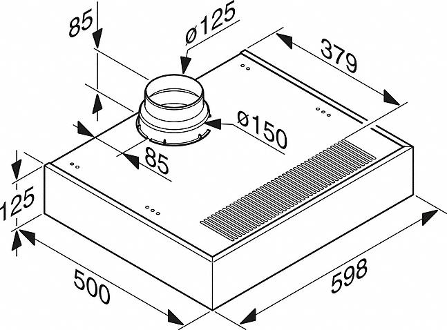Image du produit Miele Da 1260 (Hotte à tiroir)
