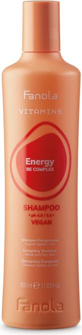 Fanola Champu Caida Energizing Vitamins 350 ml (350 ml, Flüssiges Shampoo)