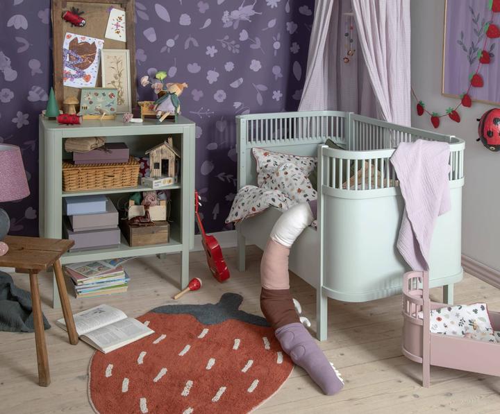 Actual product image Sebra Baby & Junior Bed Mist Green (70 x 110 cm)