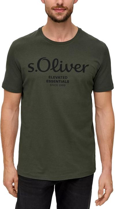 Actual product image S.Oliver T-Shirt Casual Bequem sitzend Logo T-Shirt (XL)