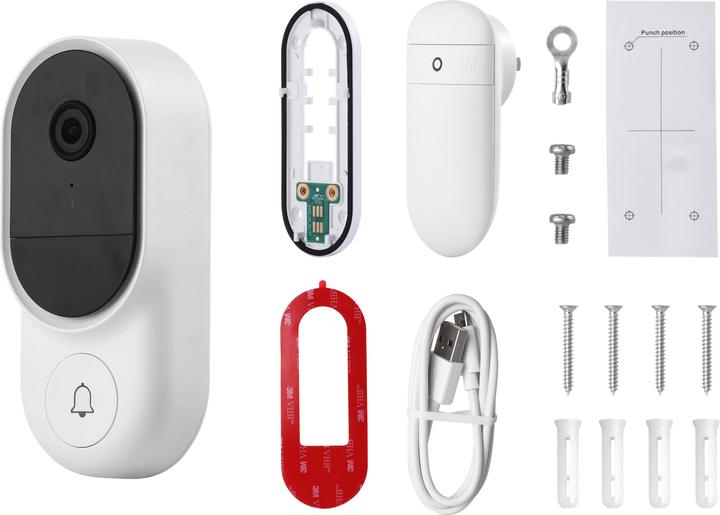 Actual product image Blurams BL-D10C Smart Video Doorbell