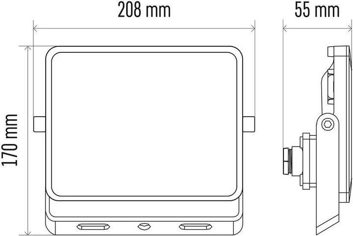 Actual product image Emos LED Floodlight ILIO, 51W, neutral white (4600 lm, IP65)