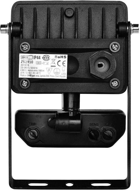 Produktbild Emos LED Flutlicht ILIO mit Bewegungsmelder, 10,5W (950 lm, IP44)