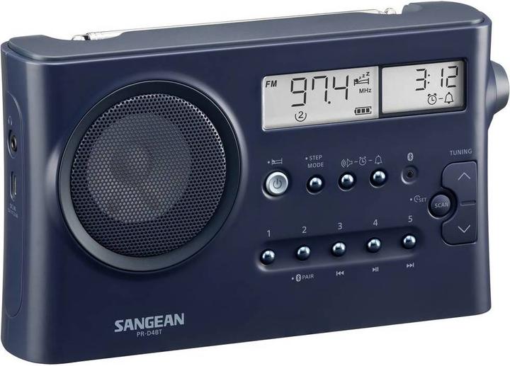 Image du produit Sangean Radio de table (FM, MF, LW, KW, Bluetooth)