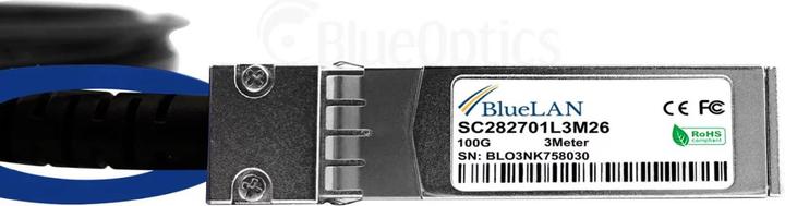 Produktbild BlueLAN Fortinet FN-CABLE-QSFP28-4SFP28-2 kompatibles QSFP28 DAC SC282701L2M26