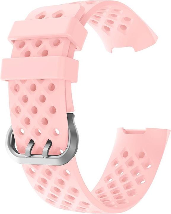 Produktbild Cover-Discount Fitbit Charge - Silikon Sportarmband gelöchert rosa (Silikon)