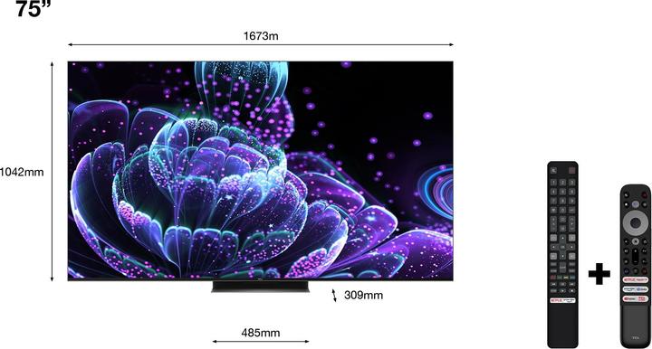 Actual product image TCL 75C835 (75", C835, Mini-LED, 4K, 2022)