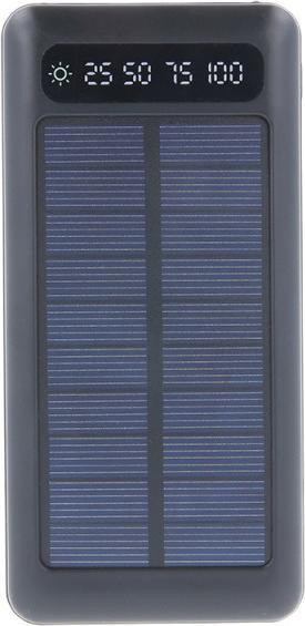 Actual product image Setty solar power bank SLR-100 10000 mAh black (10000 mAh, 17 W, 17 Wh)