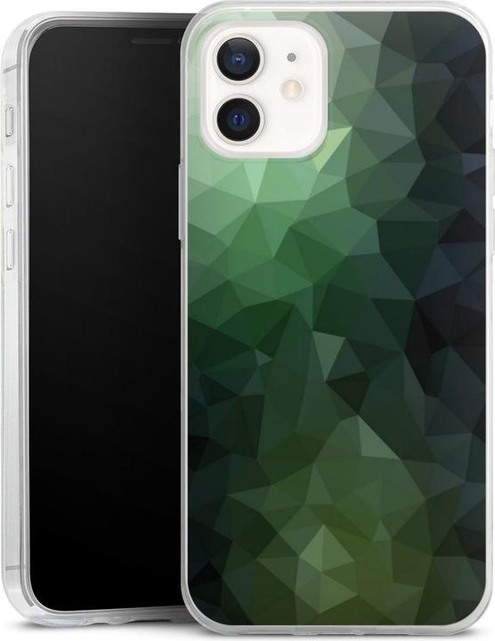 Produktbild DeinDesign Slim Case für Apple iPhone 12 Silikon Hülle Ultra Dünn Handyhülle Geometric Mosaik Tarnmuster (Apple iPhone 12)