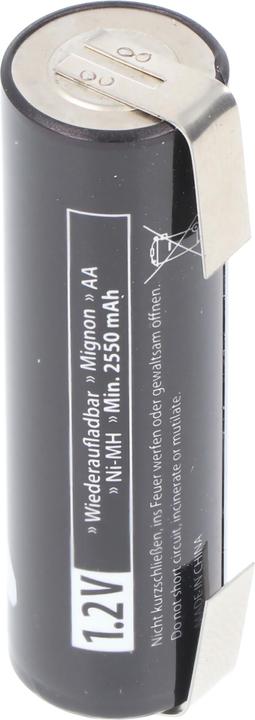 Produktbild AccuCell 2550mAh Akku passend für PHILIPS Rasierer Akku 5810XL, 5811XL, 5814XL, 5818XL, HP2750, HQ6675 (1 Stk., 2550 mAh)