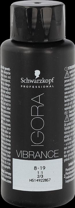Produktbild Schwarzkopf Professional IGORA Vibrance Haartönung NEU (8-19 Hellblond Cendré Violett)