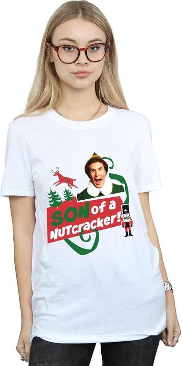 Produktbild Elf Son Of A Nutcracker Boyfriend Fit TShirt (M)
