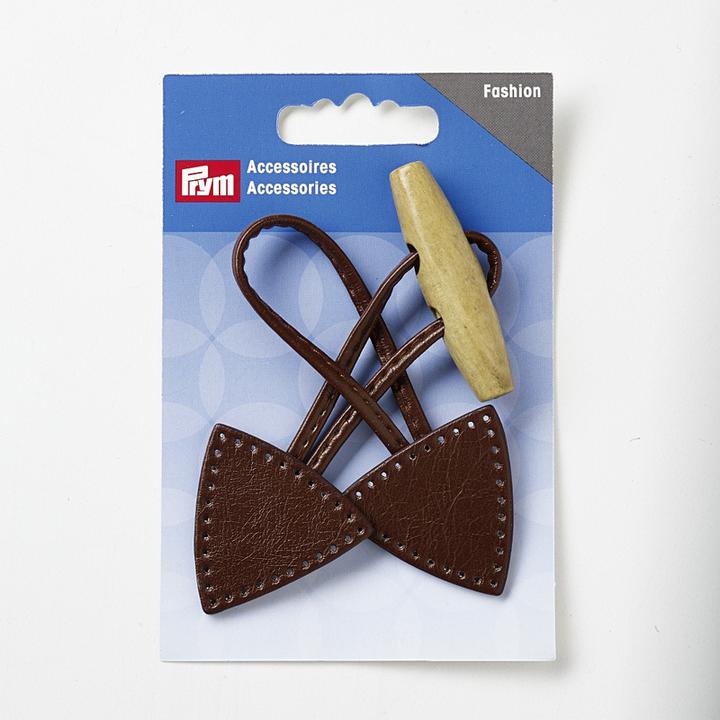 Produktbild Prym Knebelverschluss, braun 15 x 5 cm, Karte