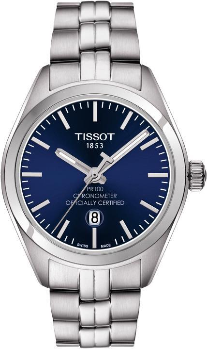 Actual product image Tissot PR 100 Lady Cosc (Analogue wristwatch, Swiss made, 33 mm)