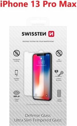 Swissten Tempered Glass (1 Piece, Apple iPhone 13 Pro Max)