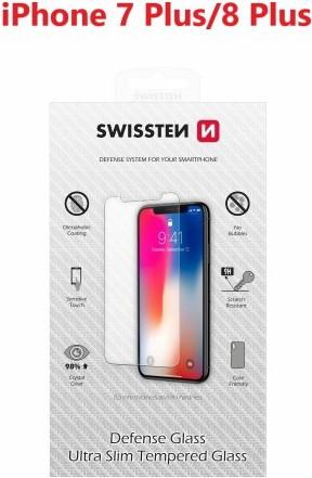 Image du produit Swissten Verre trempé pour iPhone 7/8 Plus (Apple iPhone 8 Plus, Apple iPhone 7 Plus)