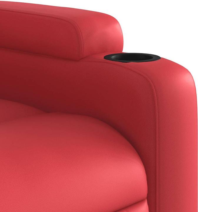 Immagine prodotto VidaXL Reclinabile in ecopelle rossa,Colore: Rosso,Materiale: Ecopelle