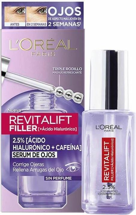 Actual product image L'Oréal Paris REVITALIFT FILLER sérum de ojos 20 ml (Serum, 20 ml, Day)