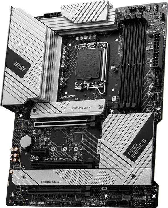 Actual product image MSI PRO Z790-A MAX Wifi (Z790,S1700,ATX,DDR5) (LGA 1700, Intel Z790, ATX)