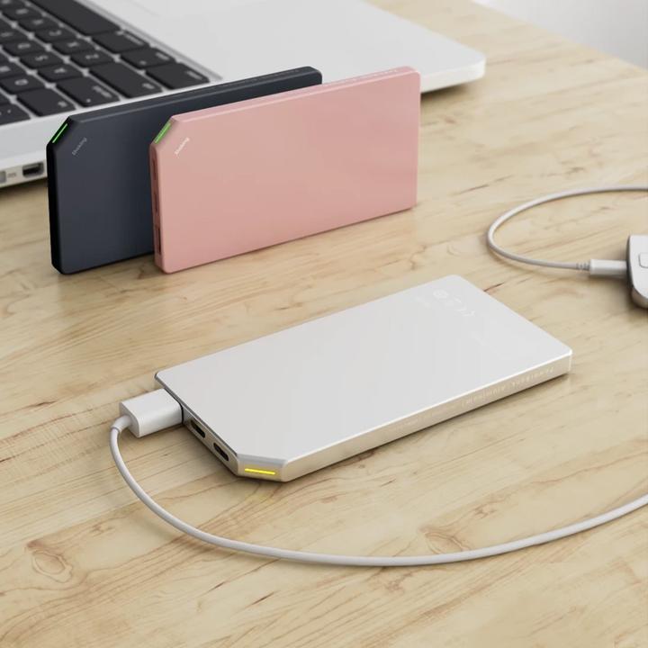 Produktbild Allocacoc PowerBank dÃ¼nn Aluminum 5000mAh Rosa (5000 mAh)