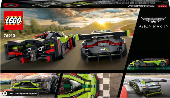 Productafbeelding LEGO Aston Martin Valkyrie AMR Pro & Aston Martin Vantage GT3 (76910, LEGO Snelheidskampioenen)