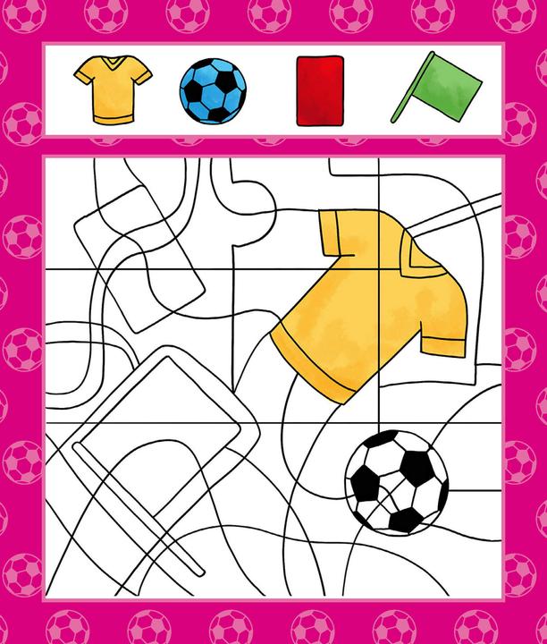 Actual product image Klett My favourite block Toooor! Sporty football puzzles (German)