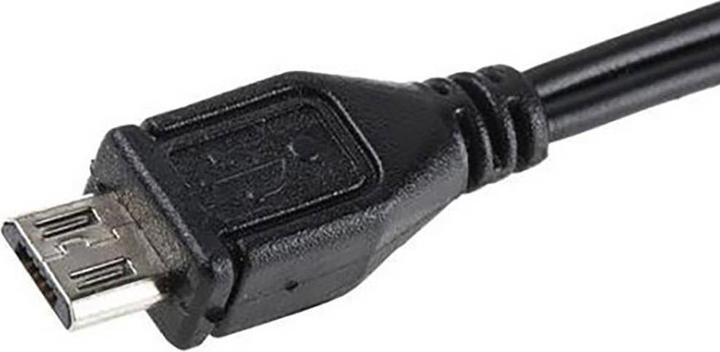 Actual product image Raspberry Pi Pi USB charger socket RB power supply3-B Black Output current (max.) 2500 mA 1 x Micro USB Pi 3
