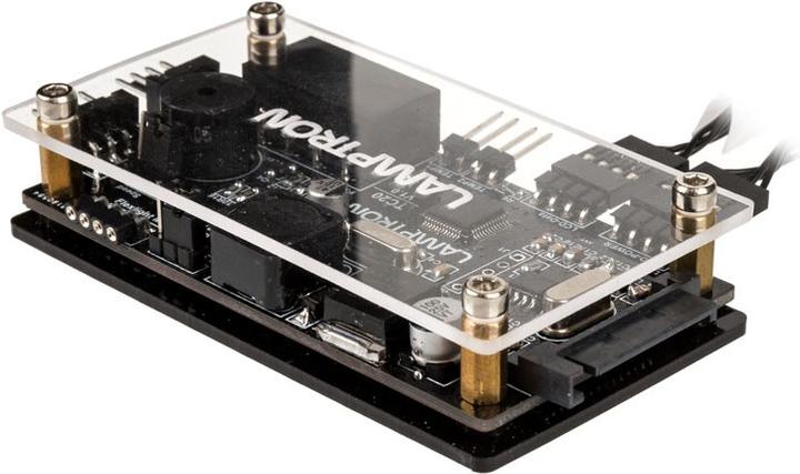 Image du produit Lamptron TC20 PCI ventilateur RGB et contrôleur LED - noir (1 Ventilateur)