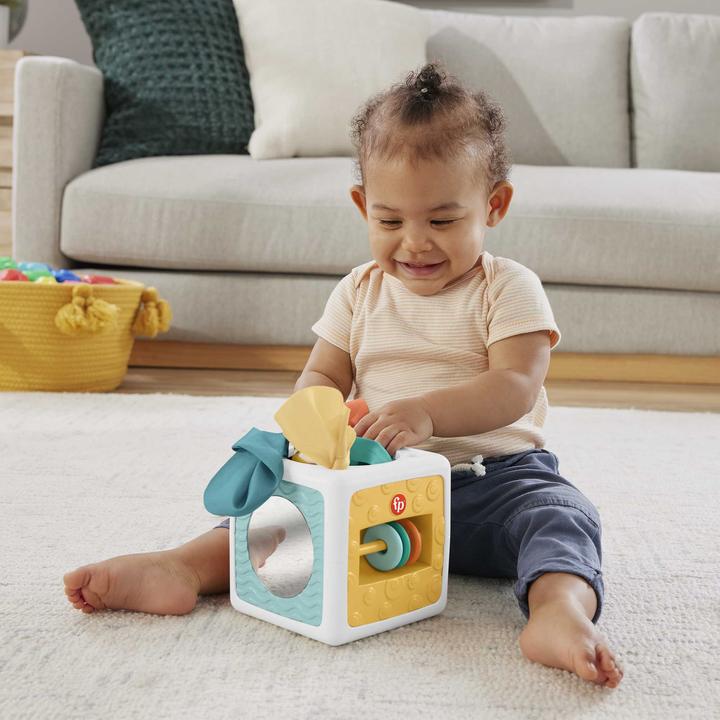 Image du produit Fisher-Price Tissue Fun Activity Cube (Allemand)