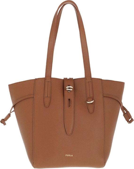 Actual product image Furla Net Ladies Shopper Leather - Cognac