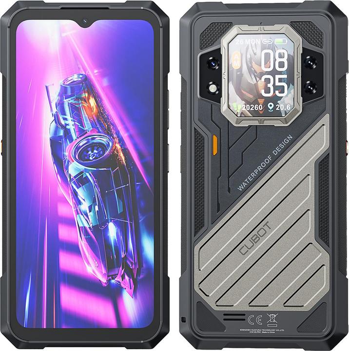 Actual product image Cubot KINGKONG X 512GB 5G (512 GB, Black, 6.58", Hybrid Dual SIM, 100 Mpx, 5G)