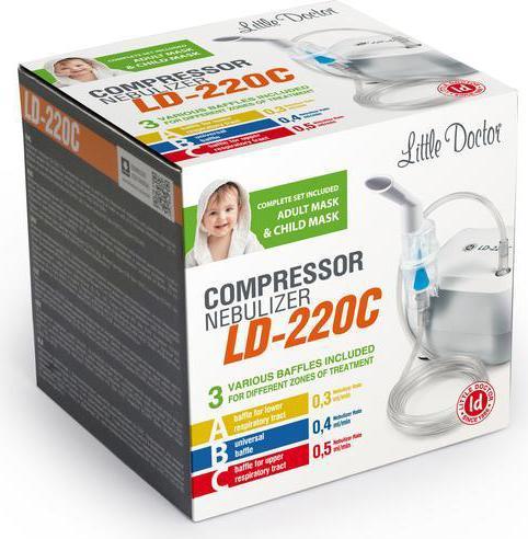 Actual product image Little Doctor Europe LD-220C compressor inhaler