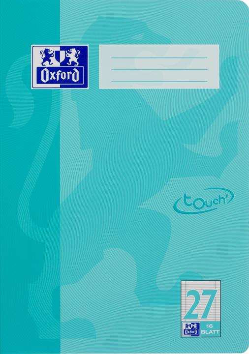 Image du produit Oxford Cahier d'école, A4, linéature 27 (A4, À rayures, Couverture rigide)