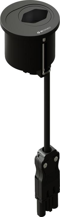 Image du produit IB Connect ATOM bloc de prises noir 1x type 13