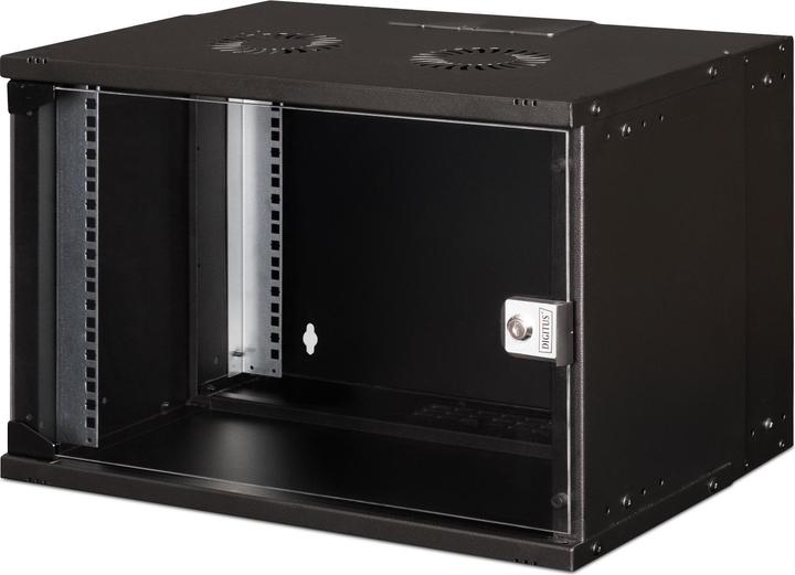 Productafbeelding Digitus 19" 7U wandbehuizing, SOHO PRO 370 x 540 x 400 mm, zwart (7 HE, 19 inch rek)