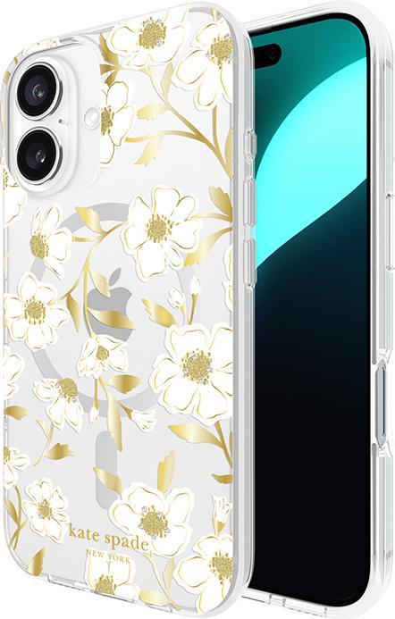 Actual product image Kate Spade Protective Gems MagSafe - iPhone 16 case (Sunshine Floral) (Apple iPhone 16)