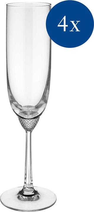 Produktbild Villeroy & Boch Champagner Kelch Set 4tlg Octavie (16 cl, 4 Gläser, Sektgläser)